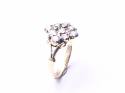 9ct Yellow Gold CZ Cluster Ring