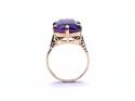 9ct Synthetic Sapphire Solitaire Ring