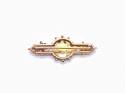 9ct Yellow Gold Brooch Chester 1923