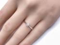 9ct White Gold Diamond Solitaire Ring