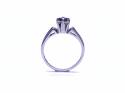 18ct White Gold Sapphire & Diamond Ring