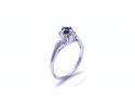 18ct White Gold Sapphire & Diamond Ring