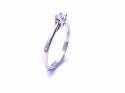 Palladium Diamond Solitaire Ring