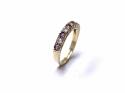 9ct Purple & White CZ Eternity Ring