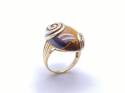 9ct Yellow Gold Tigers Eye Ring