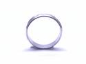 18ct White Gold Wave Wedding Ring 5mm