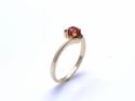 9ct Yellow Gold Hessonite Garnet Ring