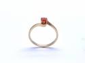 9ct Yellow Gold Hessonite Garnet Ring