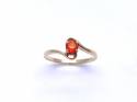 9ct Yellow Gold Hessonite Garnet Ring