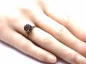 9ct Smokey Quartz Solitaire Ring