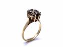 9ct Smokey Quartz Solitaire Ring