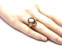 9ct Yellow Gold Smokey Quartz Ring