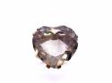 9ct Smokey Quartz Heart Shaped Ring