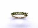 9ct Green Dress Eternity Ring