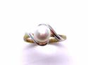 9ct 2 colour Freshwater Pearl Ring