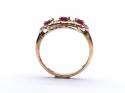 14ct Ruby & Diamond Cluster Ring