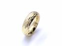 9ct Yellow Gold Semi Solid Fancy Ring