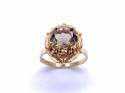 9ct Smokey Quartz Solitaire Ring