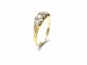 An Old Diamond 5 Stone Ring Est. 0.90ct