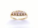 Edwardian 1904 18ct Diamond 5 Stone Ring