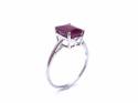 9ct Synthetic Ruby Solitaire Ring