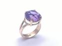 9ct Purple Stone Ring