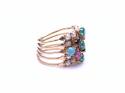 14ct Synthetic Multi Stone Ring