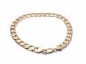 9ct Yellow Gold Flat Curb Bracelet