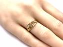 An Old 18ct Diamond 5 Stone Ring Birmingham 1915