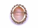 9ct Cameo Brooch with Steel Pin