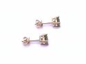 9ct Yellow Gold Peridot Stud Earrings