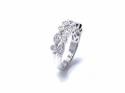 Platinum Diamond Double Row Eternity Ring 0.35ct