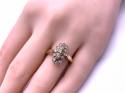 9ct Yellow Gold Fancy CZ Shaped Ring