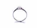 Platinum Diamond Cluster Ring 0.10ct