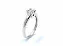 18ct Princess Cut Diamond Cluster Ring
