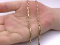 9ct Yellow Gold Fancy Necklet 16 inch