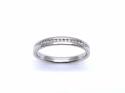 Palladium Diamond Eternity Wedding Ring