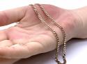 9ct Yellow Gold Curb Chain 18 Inch