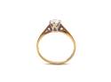 18ct Yellow Gold Diamond Solitaire Ring