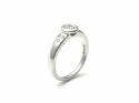 18ct White Gold Diamond Solitaire Ring