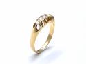 18ct Yellow Gold Diamond 5 Stone Ring