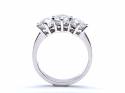 18ct White Gold Diamond 3 Stone Ring 2.14ct