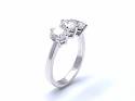 18ct White Gold Diamond 3 Stone Ring 2.14ct