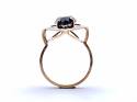 9ct Marquise Shaped Smokey Quartz Ring