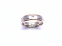 9ct 2 Colour Wedding Ring 4mm