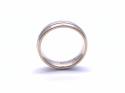 9ct 2 Colour Wedding Ring 4mm