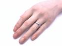 18ct White Gold Plain Wedding Ring 4mm