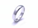 18ct White Gold Plain Wedding Ring 4mm