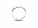 18ct White Gold Plain Wedding Ring 4mm