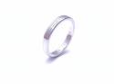 18ct White Gold Patterned Wedding Ring